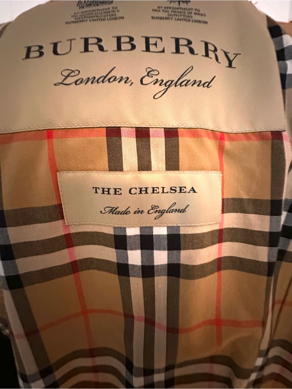 Burberry Chelsea Heritage Trench Black US Size 8 Medium NEW!!! Made in England - Picture 9 of 15